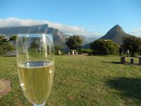 Sektempfang auf dem Signal Hill