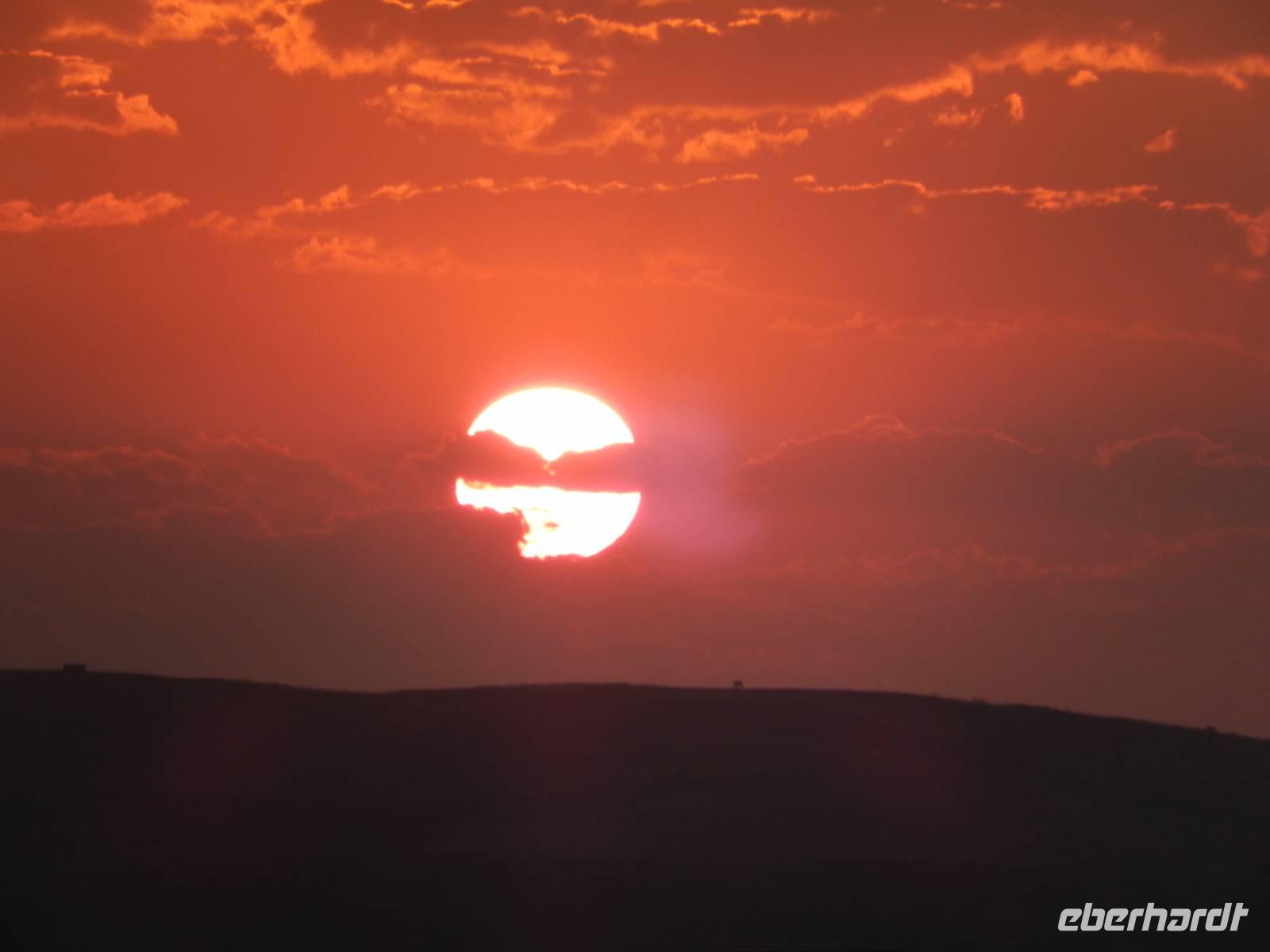 Sonnenuntergang im Nationalpark