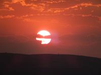 Sonnenuntergang im Nationalpark