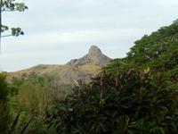 Blick zum heiligen Berg der Mantenga