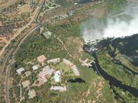 Zambezi Sun Resort aus der Luft