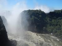 Victoria Falls von der Grenzbrücke aus