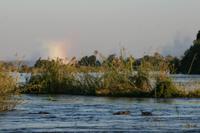Wasserpolizei vor der Abbruchkante