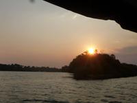 Sonnenuntergang am Sambesi