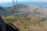 Blick vom Tafelberg auf Kapstadt