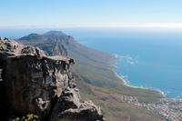 Blick vom Tafelberg auf Kapstadt