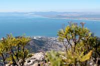 Blick vom Tafelberg auf Kapstadt