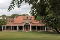 Federnpalast auf der Straußenfarm