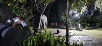 A Zambezi River Lodge - abendlicher Besuch