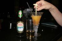 Abends an der Bar