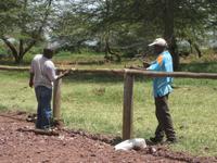 Arbeiten im Manyara Nationalpark