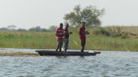 Bootstransfer zu unserer Lodge 