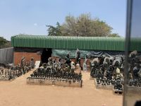 Holzmarkt in Vic Falls