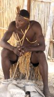 Namibia - Besuch im Culture Village - der Schmied