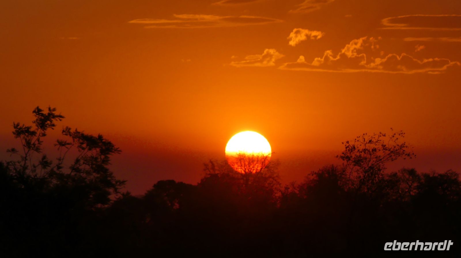 Namibia - Bootsfahrt auf dem Kwando - Sundowner