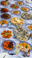 Namibia - Bootsfahrt in der Lagune Walvis Bay - maritimes Lunch