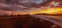 Namibia - Windhoek - letzter Sonnenuntergang