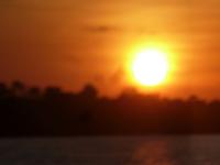 Sonnenuntergang auf dem Zambesi
