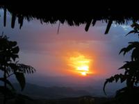 Sonnenuntergang bei Lalibela