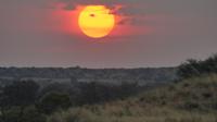Sonnenuntergang in der Torgos Safari Lodge