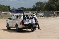an einem Sonntag in Namibia