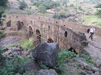 portugisische Brücke an den Nilwasserfällen