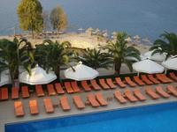 Blick aus dem Hotel in Saranda