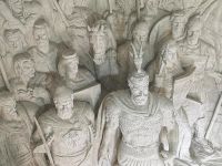 Skanderberg und seine Armee in der Festung von Kruja