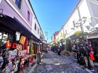 Gasse in Korce auch Klein Paris genannt
