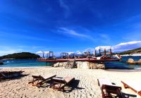 Mittagspause am Strand bei Saranda