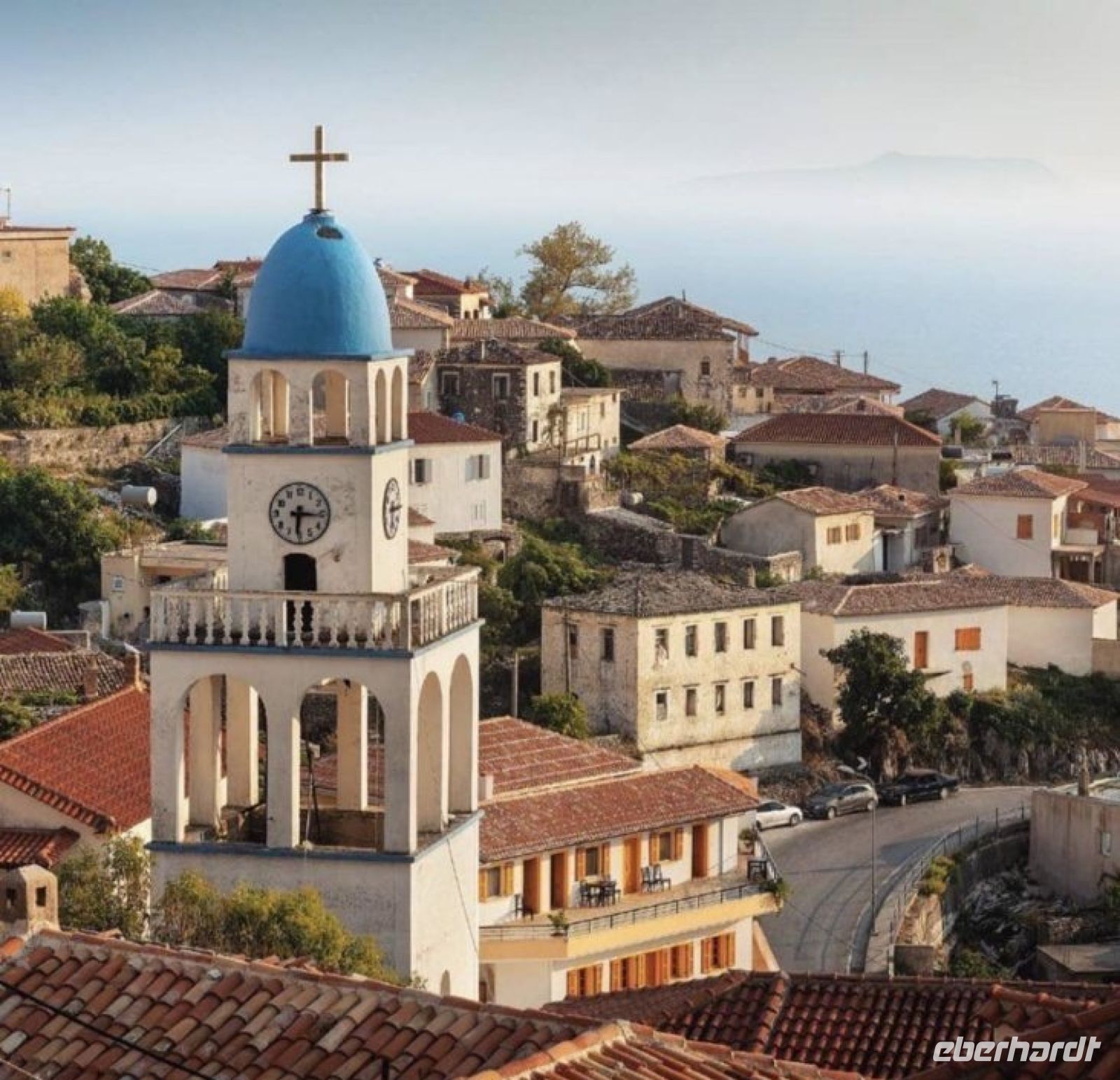 Dhermi an der albanischen Riviera