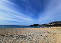 Strand an der albanischen Riviera