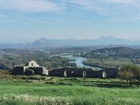 Reste der Burganlage in Shkodra