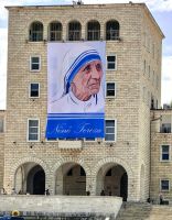 Mutter Theresa ist in Tirana präsent und wird sehr verehrt
