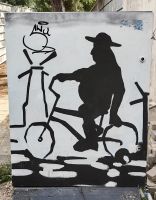 Bemalter Stromkasten in Tirana