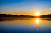 Sonnenuntergang am Ohridsee