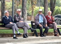 Die Albaner sitzen gern im Schatten und philosophieren