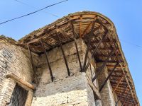 Traditionelles osmanisches Hausdach aus dem 16. Jahrhundert, Gjirokastra