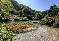 Am Blue Eye in Südalbanien