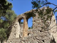 Reste einer Basilika in Butrint