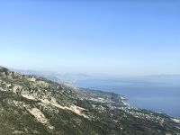 Blick auf die albanische Steilküste