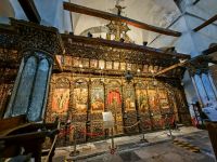 Ikonenaltar im Onufrimuseum in Berat
