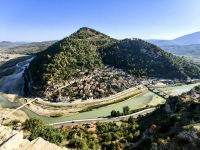 Blick auf das christliche Viertel von Berat