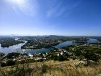 Blick auf das Flußtal von Buna und Drin, Shkodra