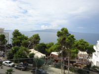 Saranda: Blick aus dem Hotel in Saranda Richtung Korfu