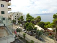 Saranda: Blick aus dem Hotel in Saranda Richtung Korfu