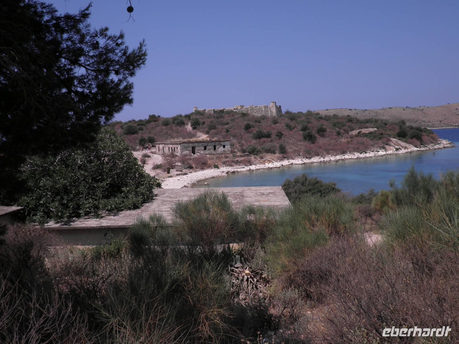 Blick auf die Ali Pascha Festung bei Saranda
