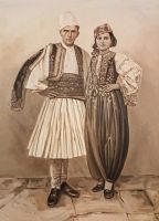 Albanische Trachten
