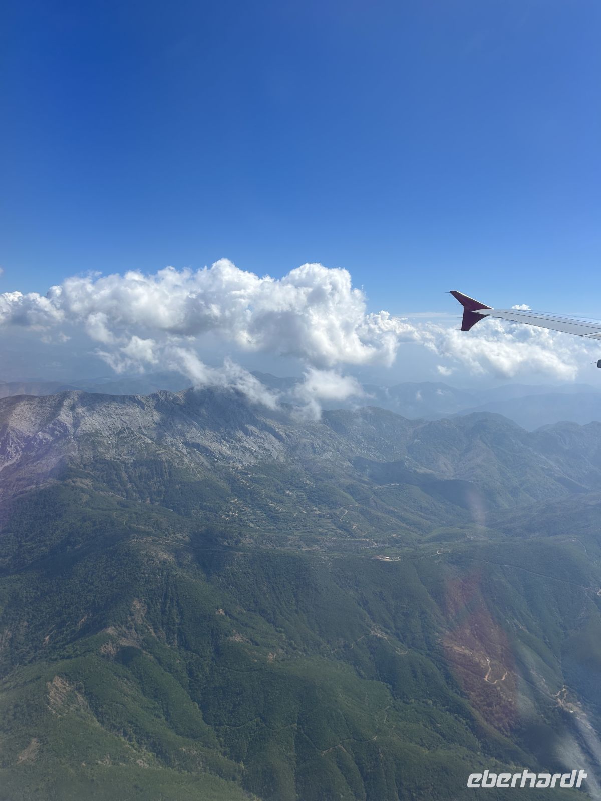 Aussichtsreicher Hinflug 