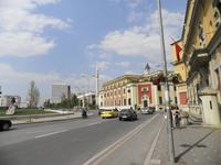 Hauptstraße in Tirana
